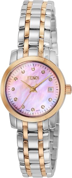 FENDI ラウンドクラシコダイヤモンドレディース腕時計